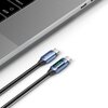 Kabel USB-C - USB-C TECH-PROTECT UltraBoost LED PD100W 5A 2 m Niebieski Obsługiwane zasilanie [W] do 100