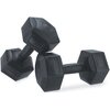Zestaw hantli SPOKEY Monster (2 x 6 kg) Materiał PVC