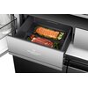 Lodówka HISENSE RQ768N4GBE MD Side by Side No Frost 190cm Czarne szkło do obudowy Szuflada próżniowa My Fresh Choice Funkcje dodatkowe Szuflada Vacuum Fresh