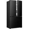 Lodówka HISENSE RQ768N4GBE MD Side by Side No Frost 190cm Czarne szkło do obudowy Szuflada próżniowa My Fresh Choice Wyświetlacz Tak