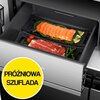 Lodówka HISENSE RQ768N4GBE MD Side by Side No Frost 190cm Czarne szkło do obudowy Szuflada próżniowa My Fresh Choice Roczne zużycie prądu 318 kWh = 365.7 zł