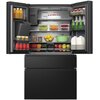 Lodówka HISENSE RF728N4SBFE MD Side by Side No Frost 178.5cm Czarna Kostkarka Wi-Fi ConnectLife My Fresh Choice Pojemność [l] 329 chłodziarka + 231 zamrażarka