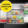 Lodówka HISENSE RF728N4SBFE MD Side by Side No Frost 178.5cm Czarna Kostkarka Wi-Fi ConnectLife My Fresh Choice Zmiana kierunku otwierania drzwi Nie