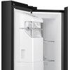 Lodówka HISENSE RS818N4TFC Side by Side No Frost 179cm Czarna Kostkarka Wi-Fi ConnectLife Metal Tech Cooling Położenie zamrażarki Side by Side