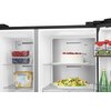 Lodówka HISENSE RS818N4TFC Side by Side No Frost 179cm Czarna Kostkarka Wi-Fi ConnectLife Metal Tech Cooling Kolor / wykończenie frontu Czarny