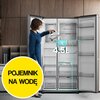 Lodówka HISENSE RS818N4TIE Side by Side No Frost 179cm Inox Podajnik wody Kostkarka Wi-Fi ConnectLife Metal Tech Cooling Sterowanie Elektroniczne