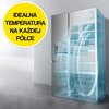 Lodówka HISENSE RS818N4TIE Side by Side No Frost 179cm Inox Podajnik wody Kostkarka Wi-Fi ConnectLife Metal Tech Cooling Zmiana kierunku otwierania drzwi Nie