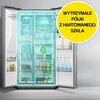 Lodówka HISENSE RS818N4TIE Side by Side No Frost 179cm Inox Podajnik wody Kostkarka Wi-Fi ConnectLife Metal Tech Cooling Kolor / wykończenie boków Szary