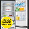 Lodówka HISENSE RB645N4BFE1 SkyLine No Frost 200cm Czarna Metal Tech Cooling Kolor producenta Czarny