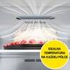 Lodówka HISENSE RB440N4GBD No Frost 200.4 cm Czarne szkło Licowane drzwi Szuflada z niższą temperaturą Bezszronowa (No Frost) Pełny No Frost