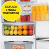 Lodówka HISENSE RB440N4GBD No Frost 200.4 cm Czarne szkło Licowane drzwi Szuflada z niższą temperaturą Zmiana kierunku otwierania drzwi Tak