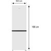 Lodówka HISENSE RB390N4AWE No Frost 186cm Biała Kolor / wykończenie frontu Biały