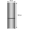 Lodówka GORENJE RK58DPS4 180cm Srebrna Roczne zużycie prądu 168 kWh = 193.2 zł