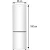 Lodówka GORENJE RK418DPW4 180cm Biała Kolor / wykończenie boków Biały