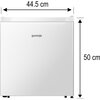 Lodówka GORENJE R44E4W4 50cm Biała Zmiana kierunku otwierania drzwi Nie