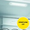 Lodówka GORENJE NRK619EAXL4WD No Frost 186cm Szara Bezszronowa (No Frost) Pełny No Frost