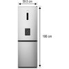 Lodówka GORENJE NRK619EAXL4WD No Frost 186cm Szara Kolor / wykończenie boków Szary