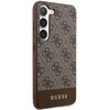 Etui GUESS 4G Stripe Collection do Samsung Galaxy S24+ Brązowy Model telefonu Galaxy S24+