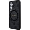 Etui GUESS 4G Collection Leather Metal Logo MagSafe do Samsung Galaxy S24+ Czarny Seria telefonu Galaxy S