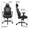Fotel COUGAR NxSys Aero Czarny Podświetlenie RGB Tak
