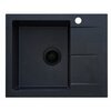 Zlewozmywak BERG Black ZHB1411A Czarny + bateria Wykonanie Granit