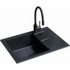 Zlewozmywak BERG Black ZHB1411A Czarny + bateria