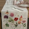 Bieżnik EUROFIRANY Cho 1239 45 x 140 cm Popielaty Materiał Bawełna