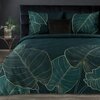 Komplet pościeli EUROFIRANY Premium 5 160 x 200 cm Ciemnozielony Rodzaj zapięcia Zamek