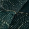 Komplet pościeli EUROFIRANY Premium 5 160 x 200 cm Ciemnozielony Materiał Makosatyna