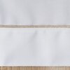 Obrus EUROFIRANY Madele 40 x 140 cm Biało-złoty Materiał Poliester