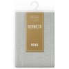 Obrus EUROFIRANY Stella 2 85 x 85 cm Srebrny Kolor Srebrny