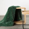 Koc EUROFIRANY Design 91 Tiffany 1 70 x 160 cm Ciemnozielony Kolor Ciemnozielony