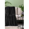 Koc EUROFIRANY Tiffany 1 70 x 160 cm Czarny Kolor Czarny