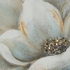 Obraz EUROFIRANY Magnolia 583 60 x 60 cm Kremowy Pomieszczenie Do salonu