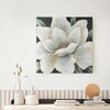 Obraz EUROFIRANY Magnolia 583 60 x 60 cm Kremowy Motyw Kwiat magnolii