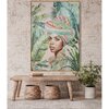 Obraz EUROFIRANY Etno 4 607 70 x 100 cm Zielony Motyw Kobieta