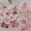 Obraz EUROFIRANY Flora 611 80 x 80 cm Ciemnoróżowy Pomieszczenie Do biura