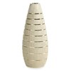 Wazon EUROFIRANY Melinda 18 x 38 cm Kremowy