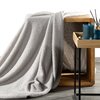 Koc EUROFIRANY Bukla 200 x 150 cm Srebrny Informacje dodatkowe Gramatura: 260 g/m2