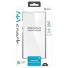 Przezroczyste etui na telefon znajduje się w opakowaniu z napisem "PRESIDIO PERFECT-CLEAR". Na opakowaniu widnieją również informacje: "13 FT TESTED", "CLEAR GUARANTEE", "MICROBAN", "RECYCLED MATERIALS", oraz "Samsung Galaxy S24 Ultra".