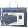 Narzuta EUROFIRANY Sofia 70 x 160 cm Granatowy Materiał Poliester