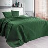 Narzuta EUROFIRANY Sofia 200 x 220 cm Ciemnozielony Materiał Poliester