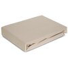 Prześcieradło EUROFIRANY Premium Jersey 4 432713 90 x 200 x 25 cm Beżowy