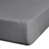 Prześcieradło EUROFIRANY Premium Jersey 4 z gumką 140 x 200 cm Stalowy Materiał Jersey bawełniany
