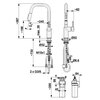 Bateria KFA ARMATURA Duero Pure Style 6623-315-31 z filtrem Złoto szczotkowane Rodzaj baterii Jednodźwigniowa