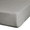 Prześcieradło EUROFIRANY Premium Jersey 4 z gumką 160 x 200 cm Srebrny Materiał Jersey bawełniany