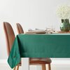 Obrus EUROFIRANY Premium Velvet 145 x 220 cm Ciemnozielony Materiał Poliester - welwet