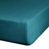 Prześcieradło EUROFIRANY Design 91 397118 Jersey 140 x 200 cm Turkusowy Materiał Jersey bawełniany