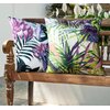 Poszewka Design 91 Malibu 40 x 40 cm Biały Wzór Liście