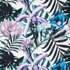 Pościel EUROFIRANY Design 91 Malibu 160 x 200 cm Jasnofioletowo-niebieski Rodzaj zapięcia Zamek